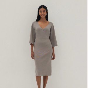 Love, Bonito's Tori Column Midi Knit Dress